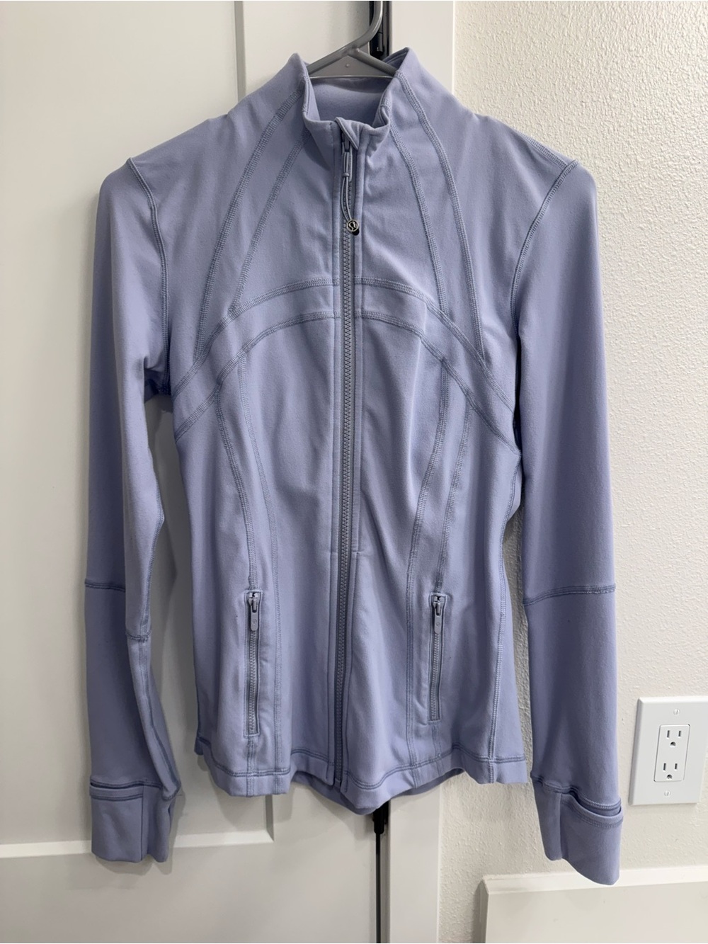 Lululemon Define Jacket Size 6 Light Lavender Full Zip Athletic Yoga Jacket